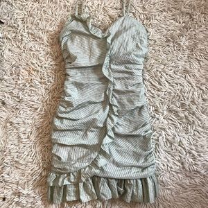 Betsey Johnson Ruffled Bodycon Dress